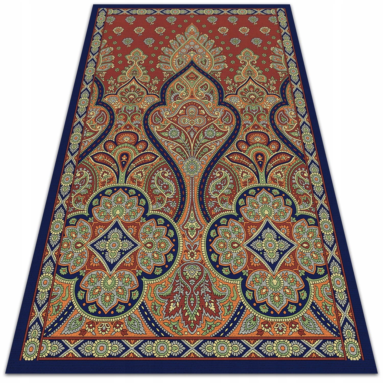 

Dywan tarasowy nadruk Indyjski retro styl 140x210