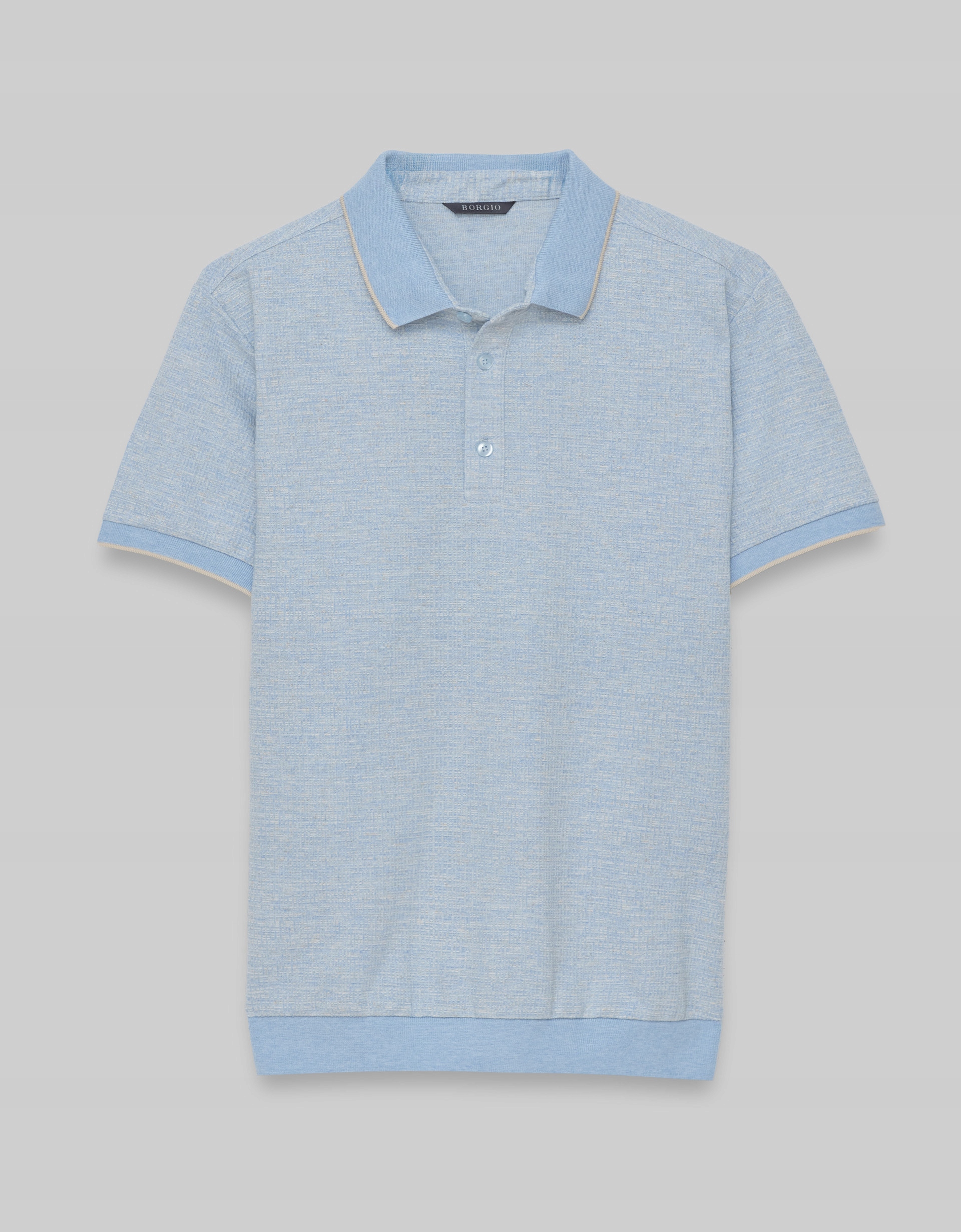 Koszulka polo leini błękitna M