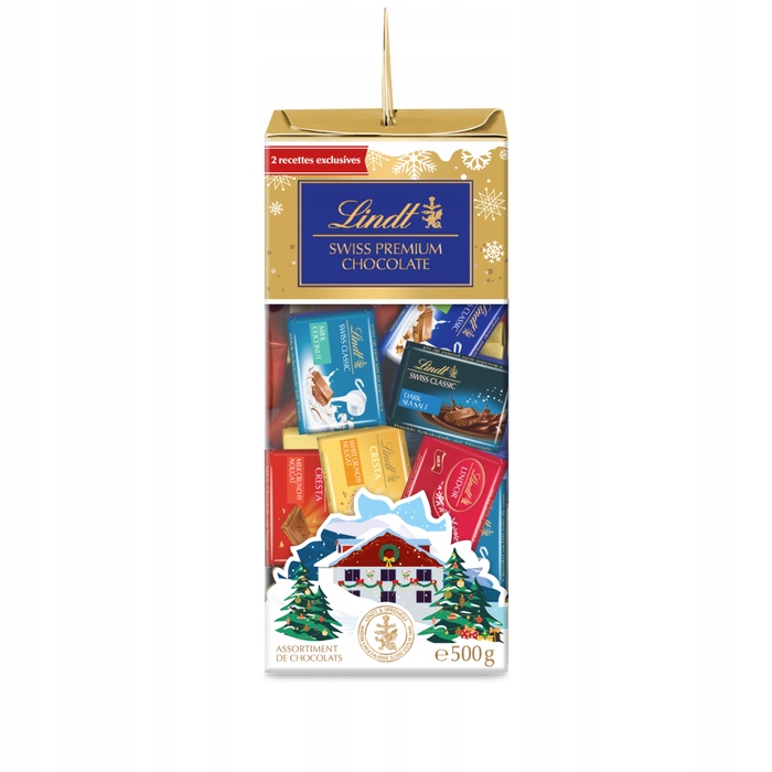 Lindt Szwajcarskie Czekoladki Minis Edycja Zimowa Nowe Smaki 500g 30/04/26