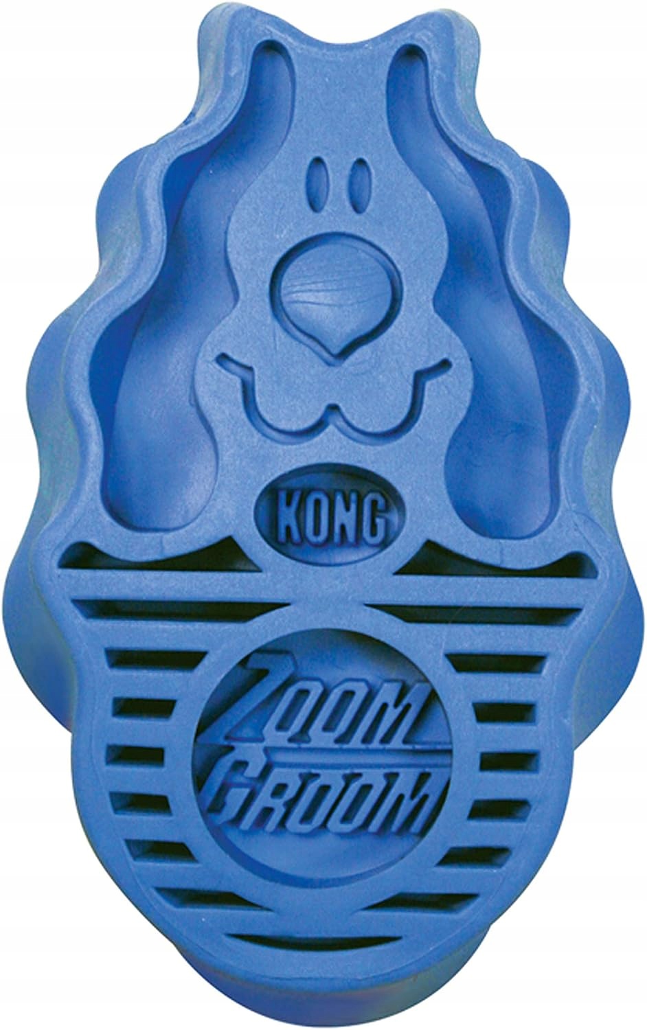 Kong ZoomGroom kartáč pro péči a šamponování psů, modrý