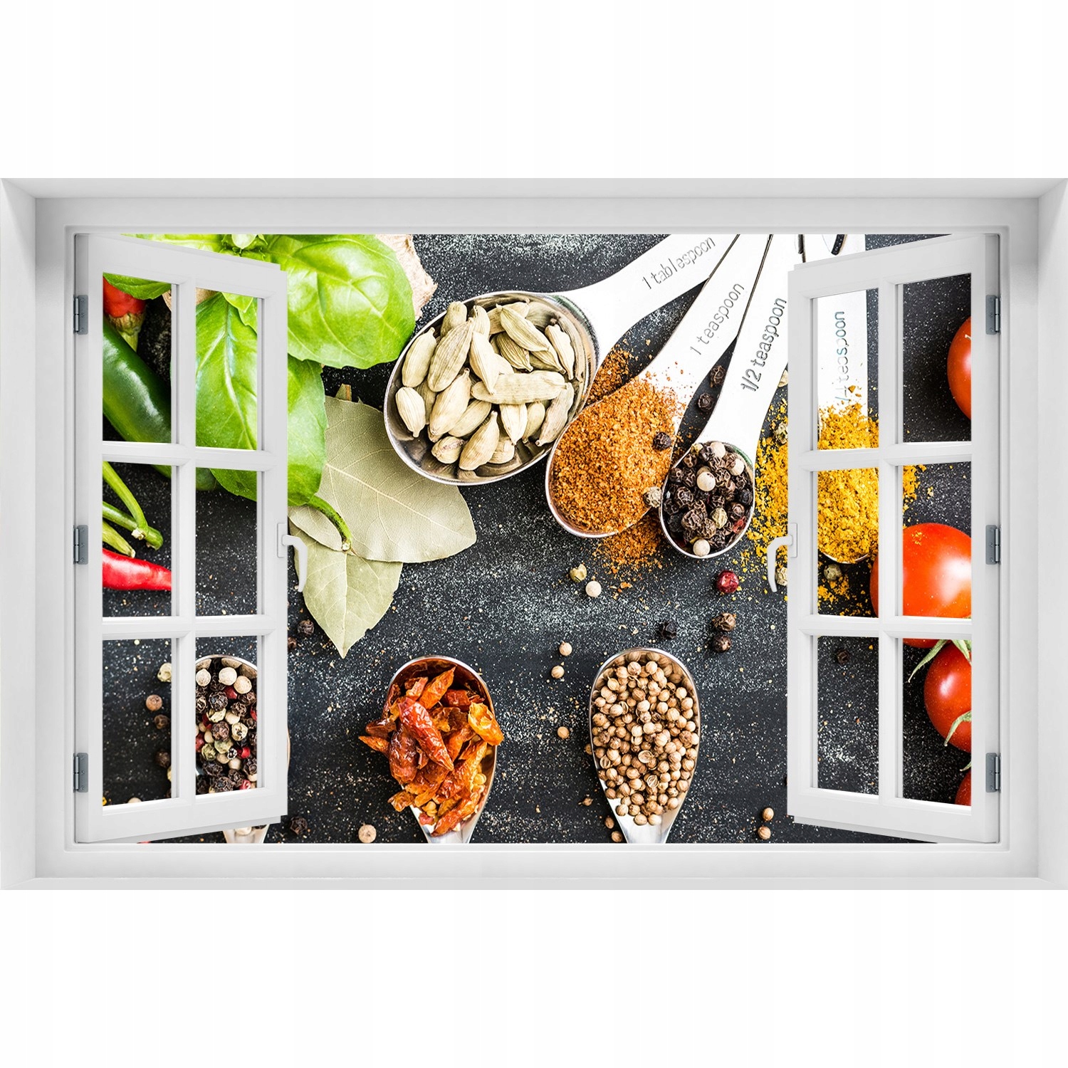 

Samoprzylepna naklejka Mieszanka przypraw 150x100