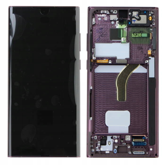 LCD Displej Samsung Galaxy S22 Ultra S908 Burgundský, Originální