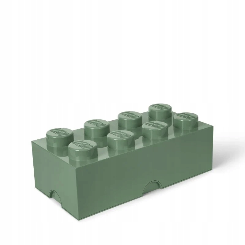 Nádoba na kostky Lego Brick 8 (Olivová)