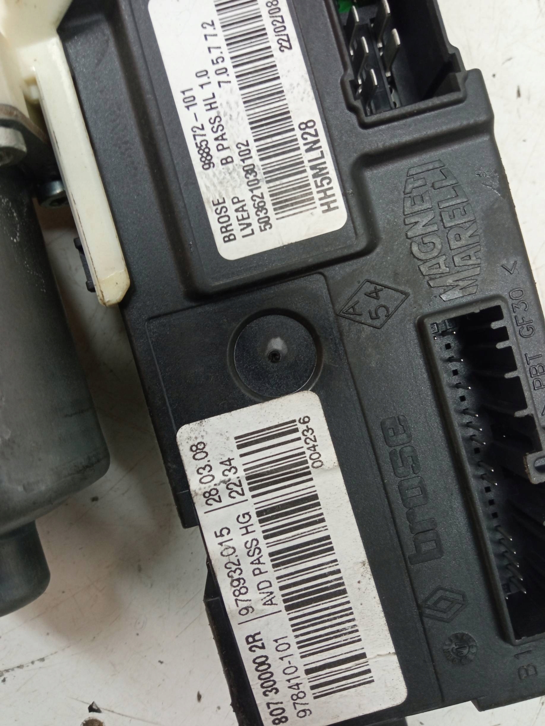 mechanism windows right front 0130822331 Renault Laguna III (2007- )