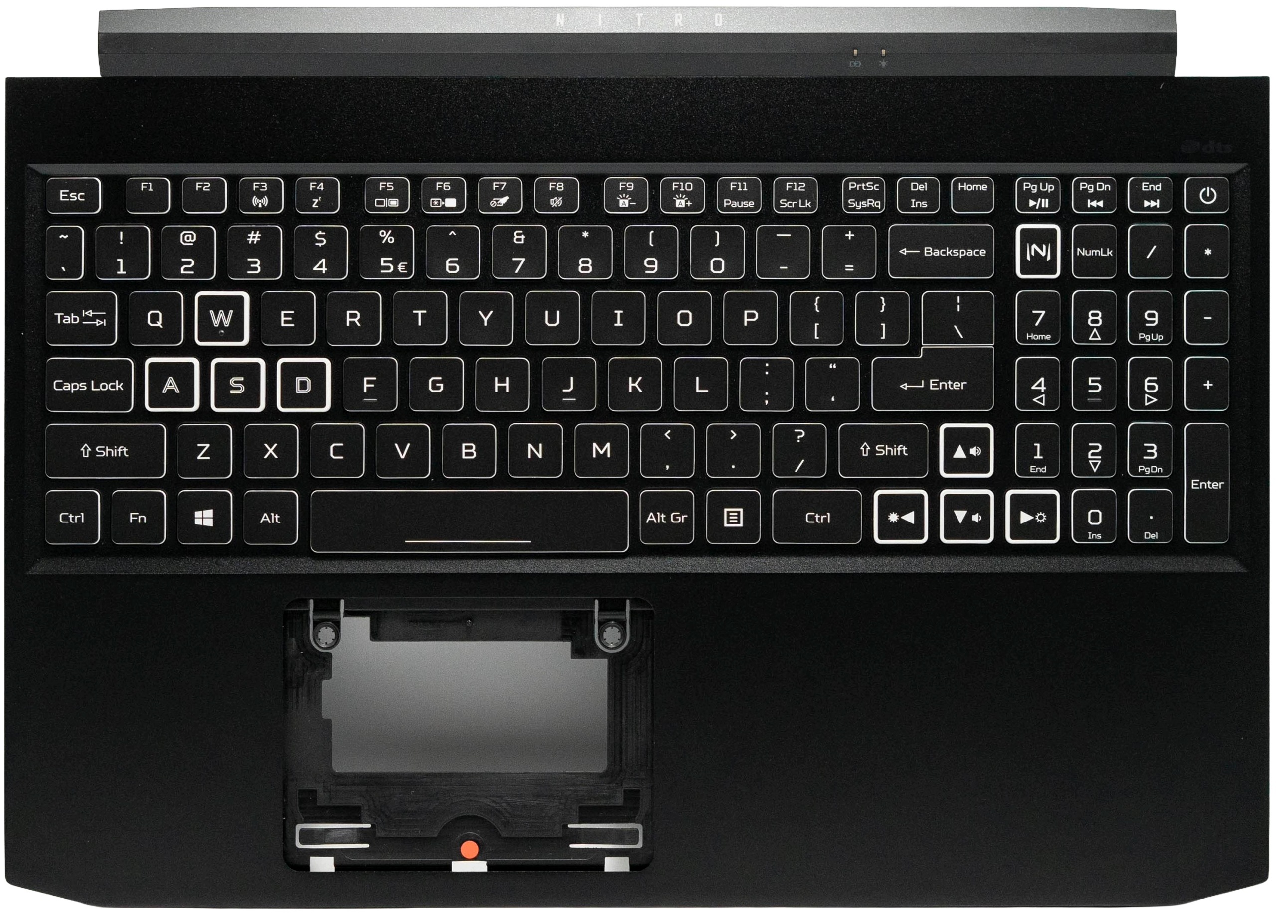 Klávesnice pro notebook, horní pouzdro Acer Nitro AN715-52