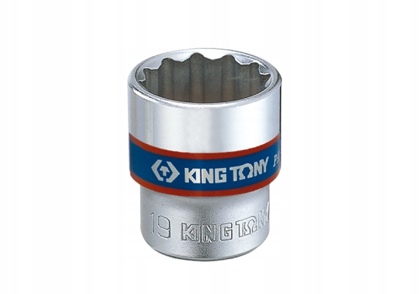 King Tony Nasadka Krótka 3/8" 17mm x 29mm, 12-kąt. Cr-V 333017M