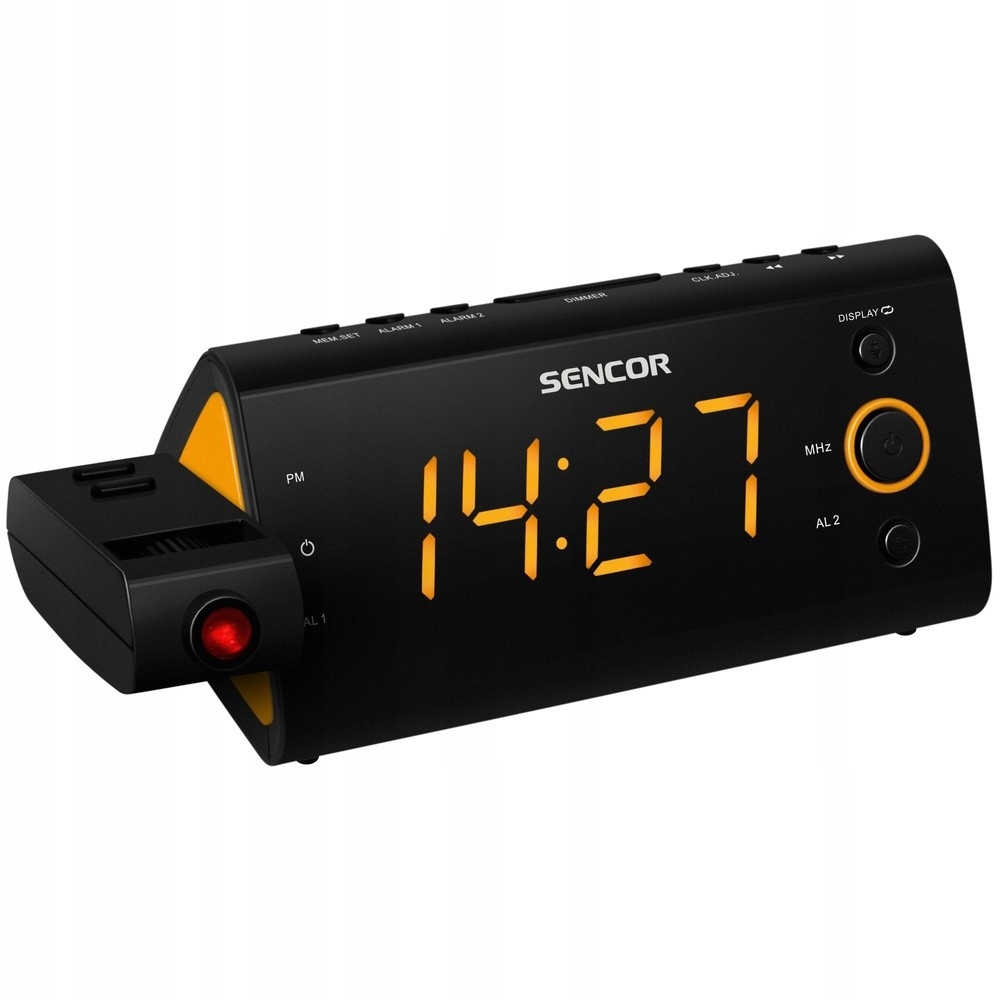 

Radiobudzik Sencor Src 330 Or Z Projekcją Czasu