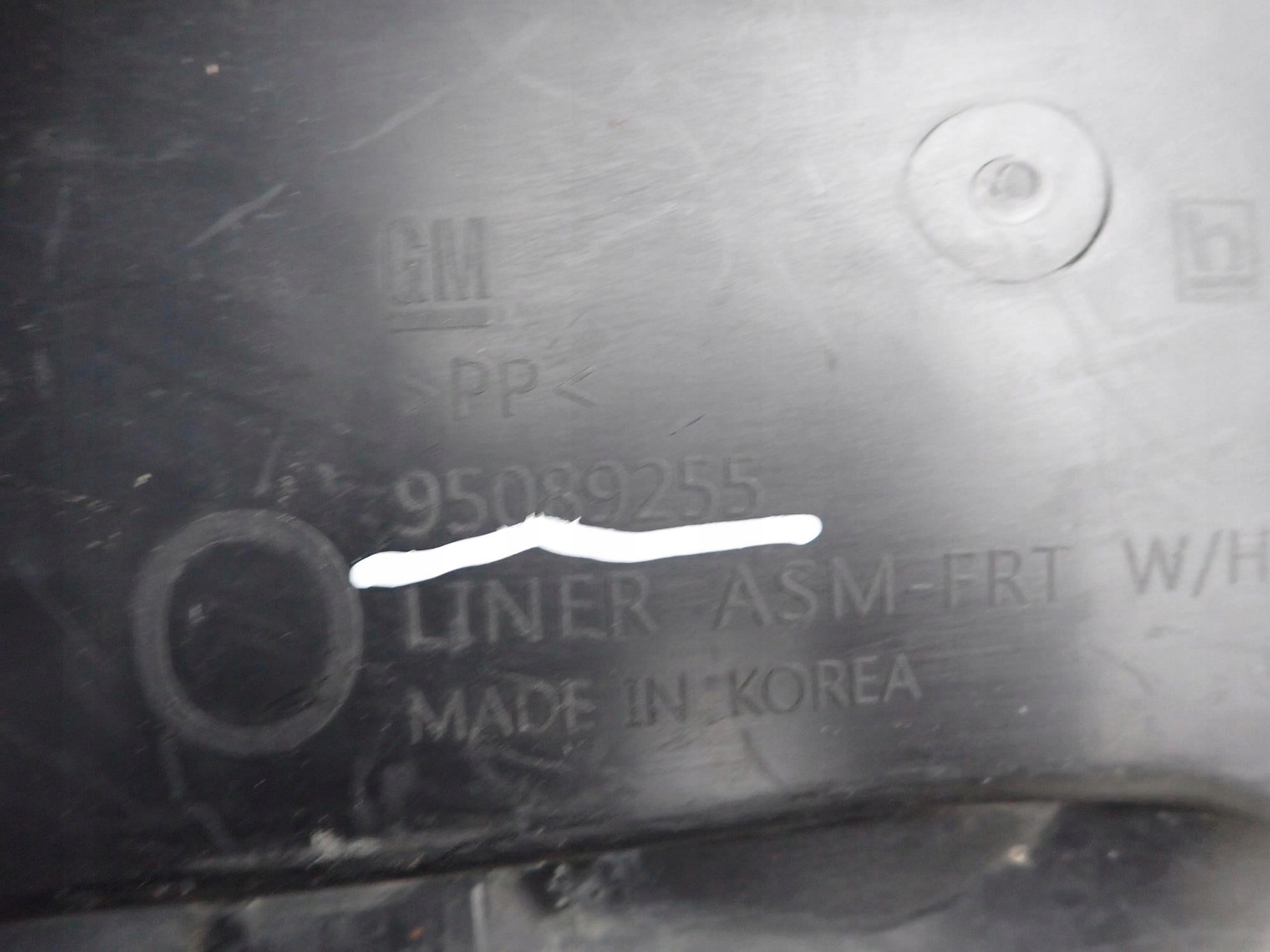 OPEL MOKKA A and 1 12-16 mudguard front front left