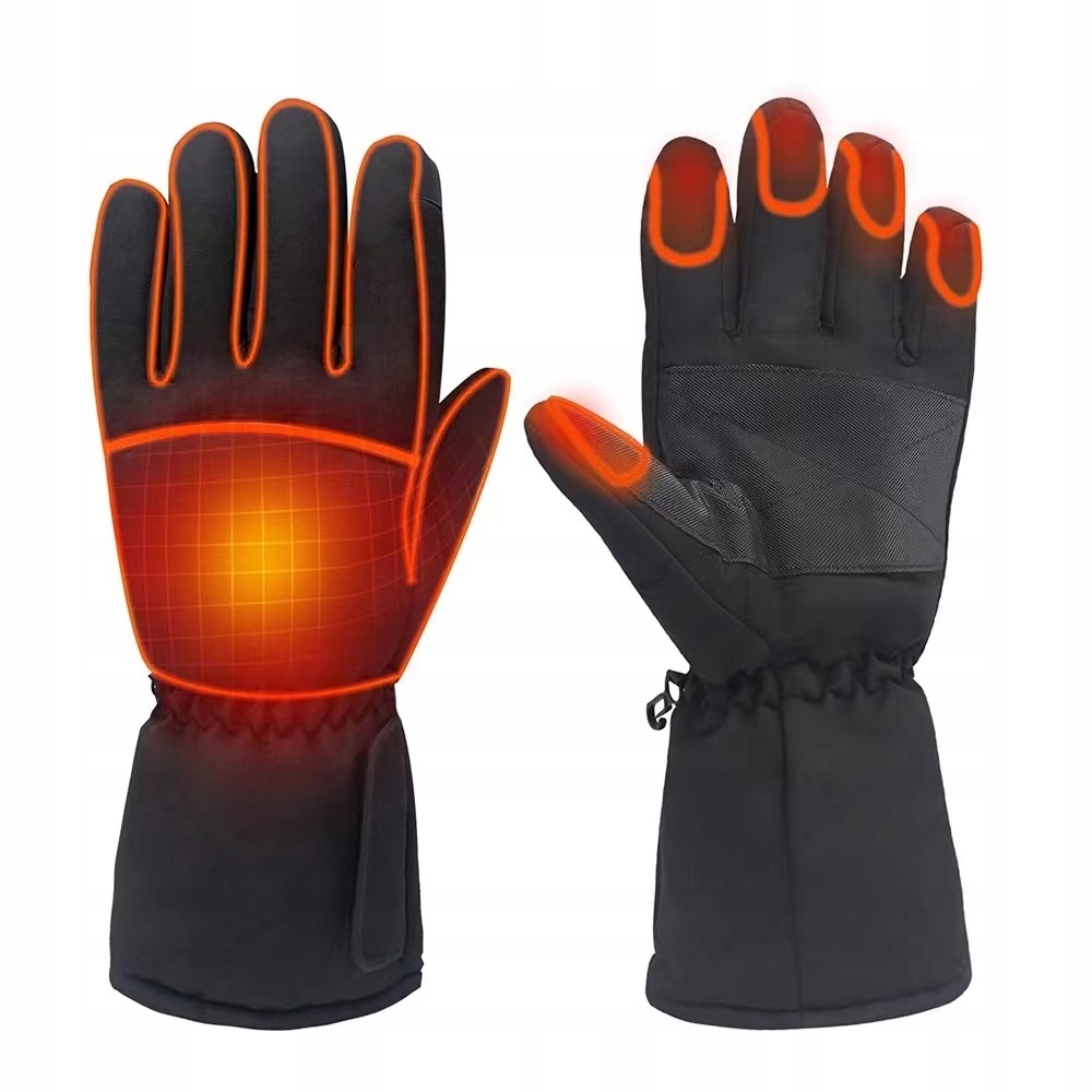 Podgrzewane Rękawice Narciarskie Zimowe Rękawiczki Na Baterie