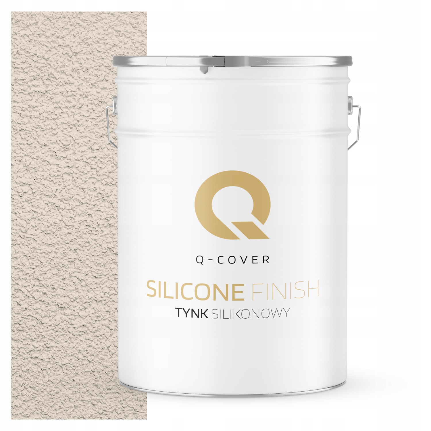 Silikonová Fasádní Omítka Béžová Světlá F442 25 Kg Beránek Granulace 3.0 mm