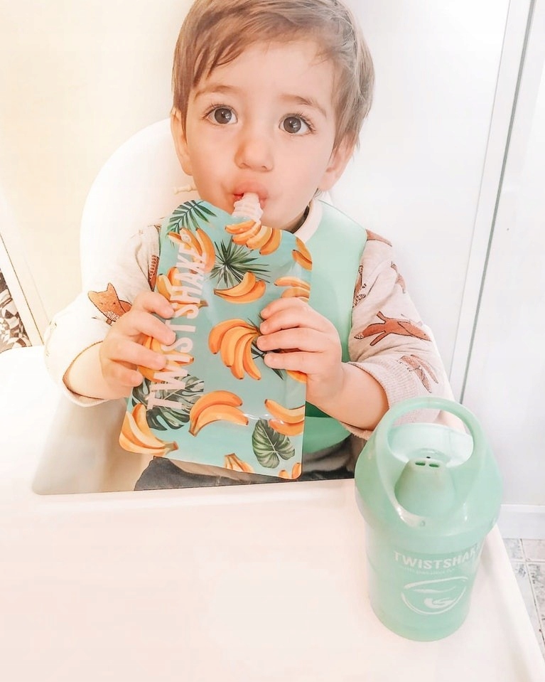 Twistshake Wielorazowe Saszetki jedzenie 5x220ml Liczba sztuk w opakowaniu 5 szt.