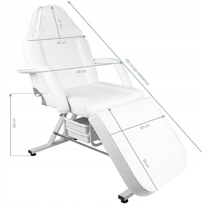 Kosmetické křeslo Activ Sillon bílé