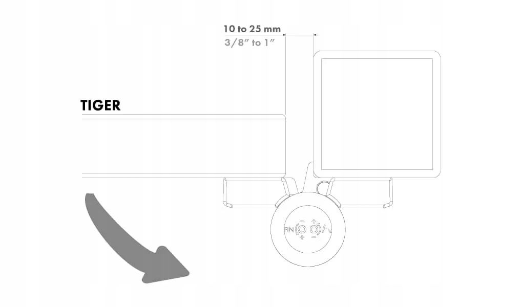 Furtka Zawias hydrauliczny Samozamykacz TIGER Rodzaj samozamykający