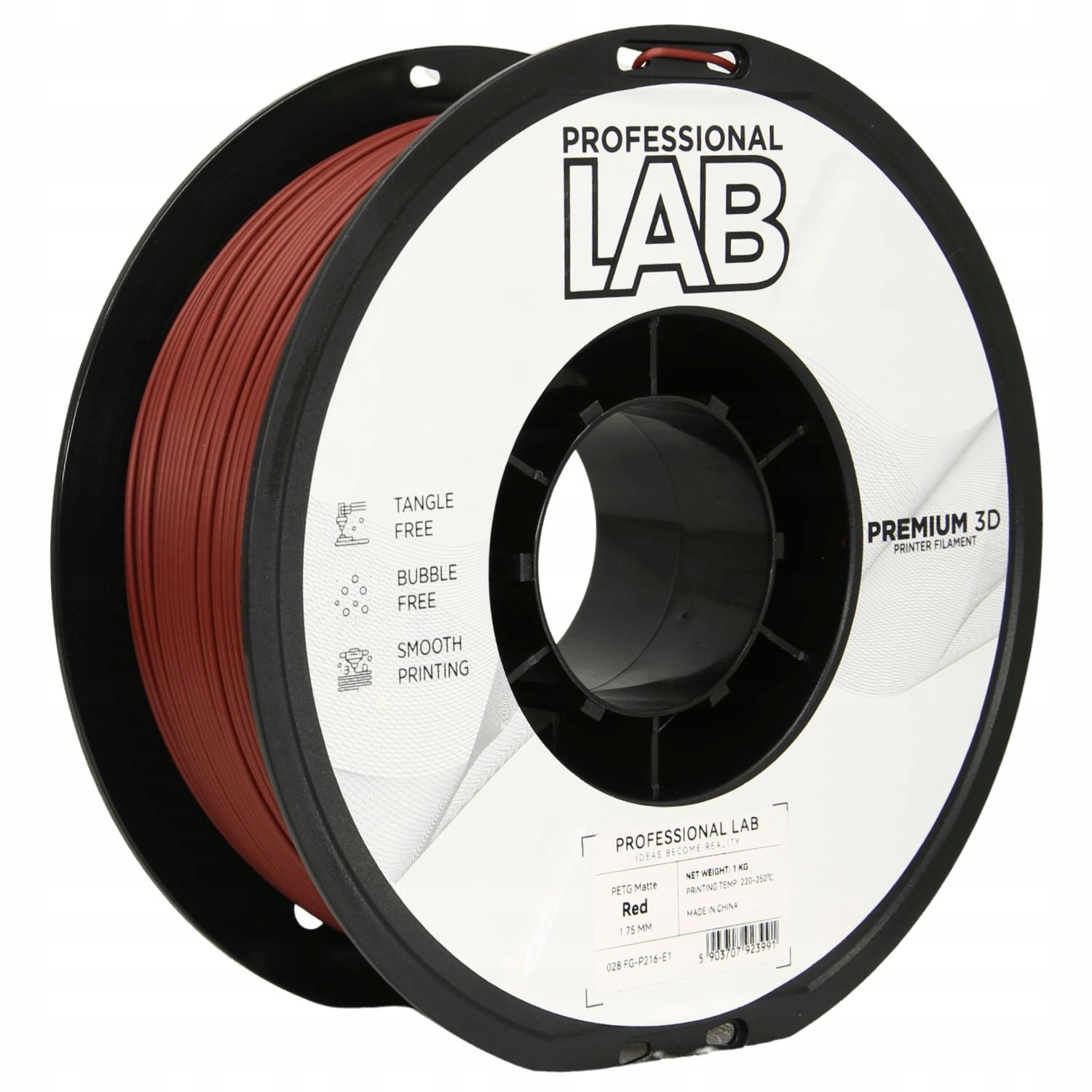 Filament PETG Imagine 1,75 mm 1000 g czerwony