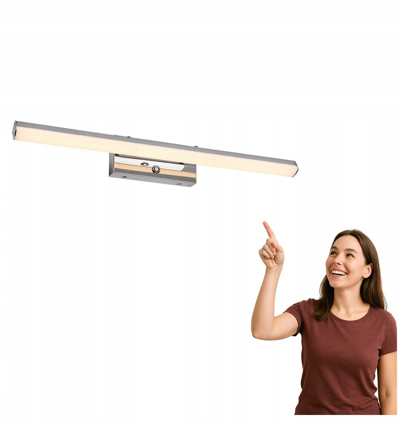 Kúpeľňové nástenné svietidlo nad zrkadlo Led 13W Turgon 75016 Rabalux