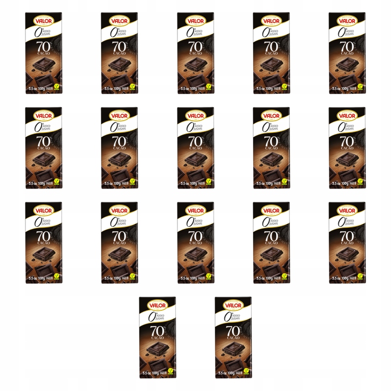 Valor Tmavá čokoláda 70% 100 g X17