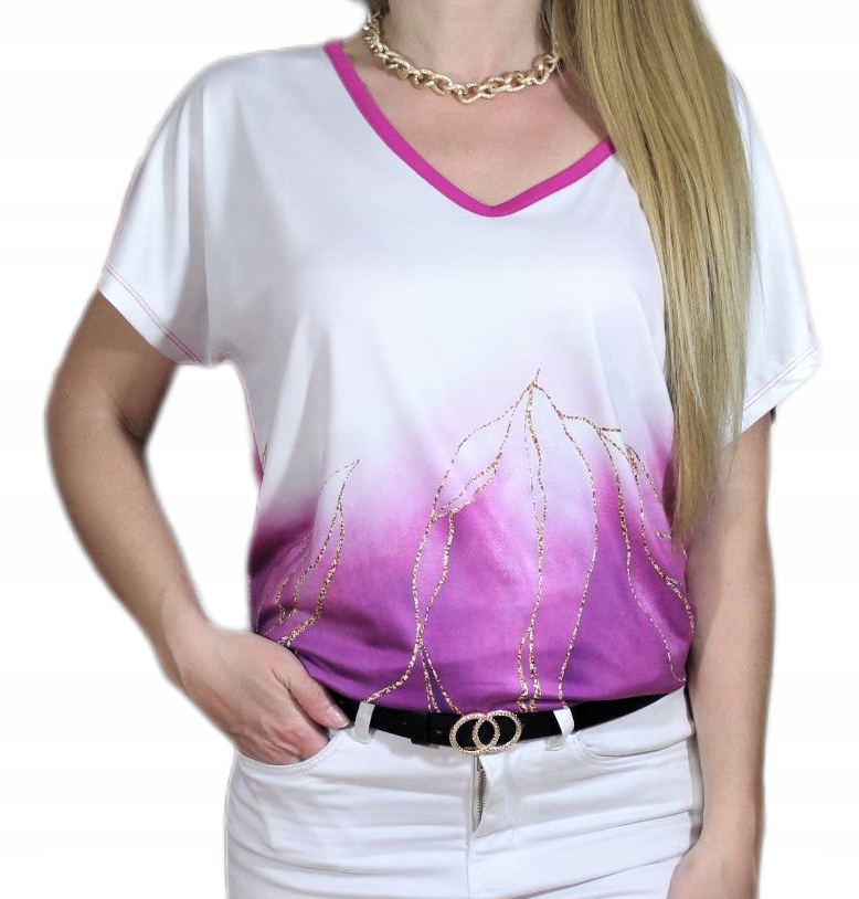 

Bluzka duża luźna kobieca tunika 46 48 3XL/4XL