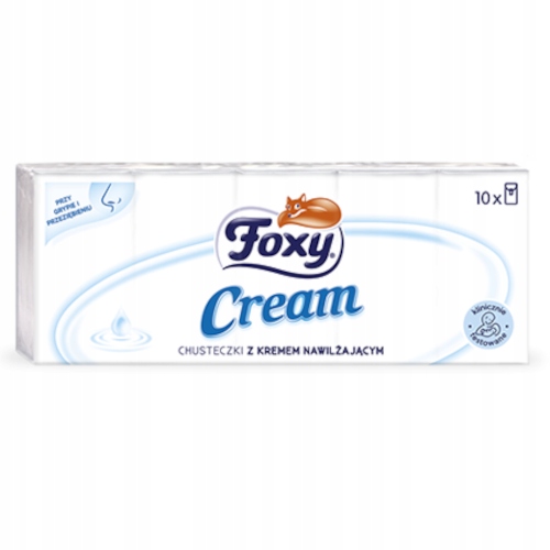 

Foxy Chusteczki higieniczne Cream 10szt.