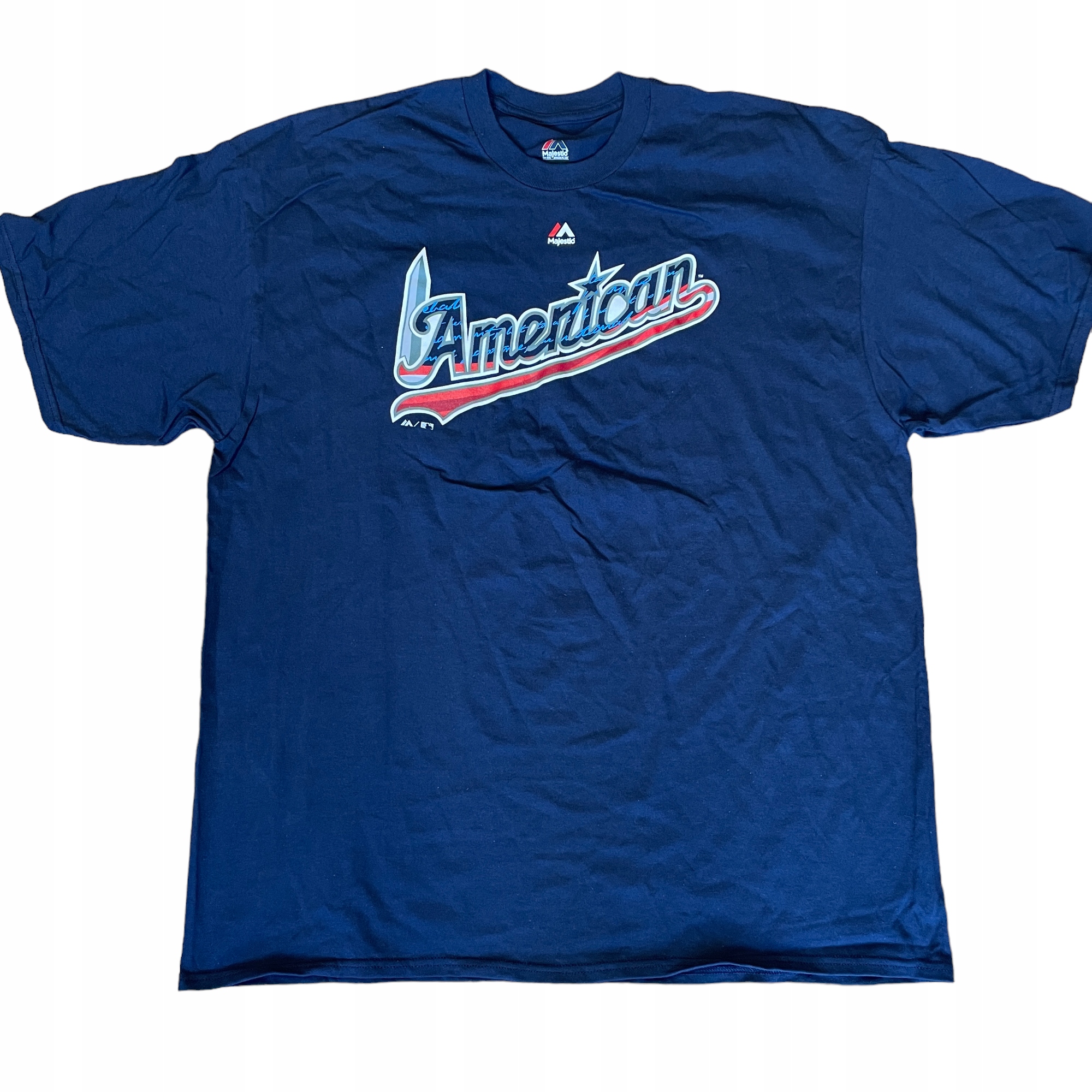 MAJESTIC AMERICAN 100% BAVLNA PÁNSKE TRIČKO LOGO veľ. 2 XL