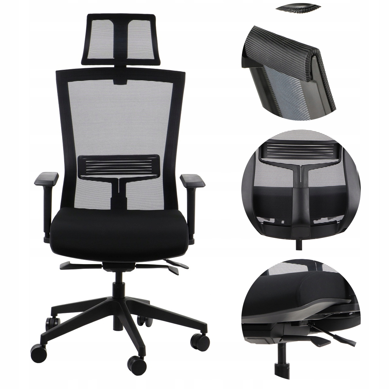 Kancelárske Kreslo Hope Čierne, Samovážiace, V Súlade S Nariadením Mrips