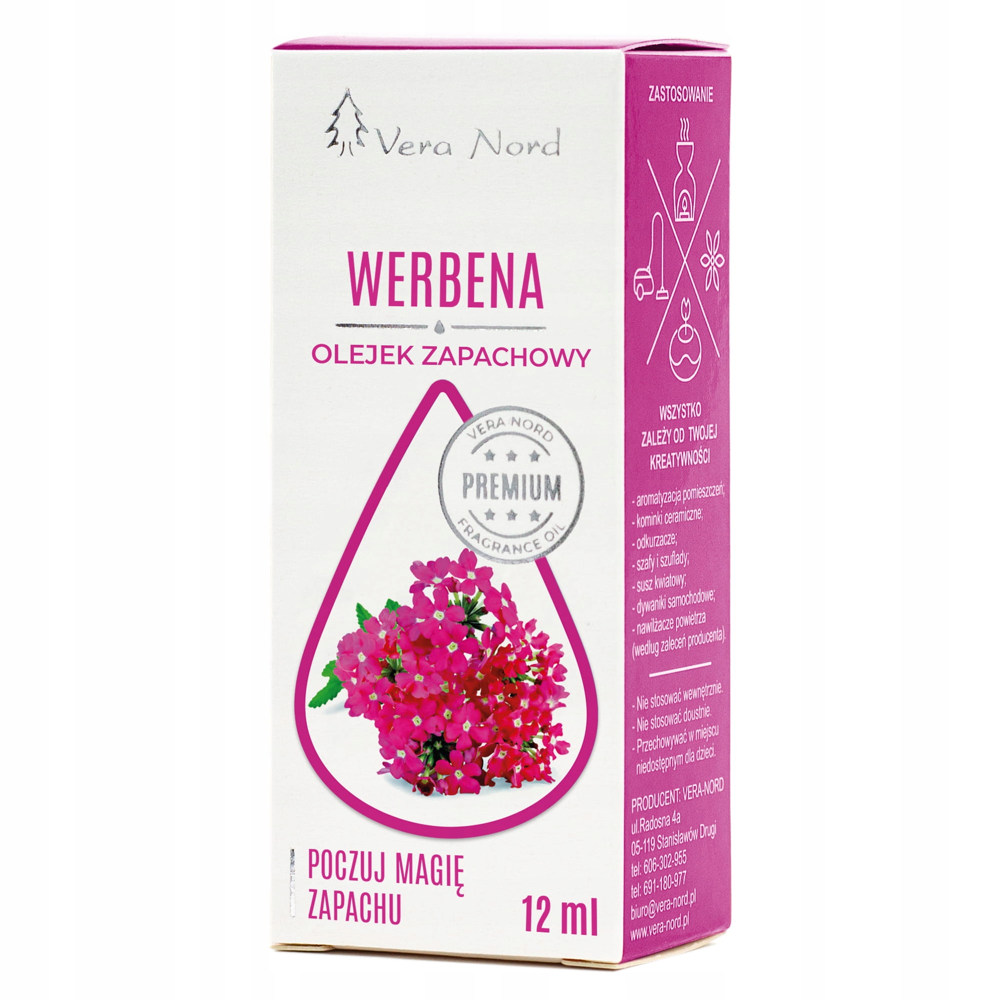 

Olejek zapachowy vera nord Werbena