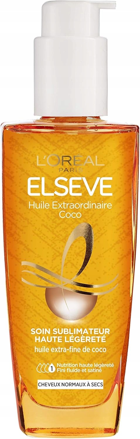 L'Oreal Paris Elsève kokosový olej pro suché vlasy, normální hydratace 100 ml
