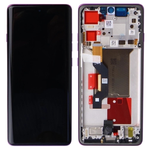 LCD Displej Rámeček Motorola Edge 60 Pro XT2507 Originální Fialový