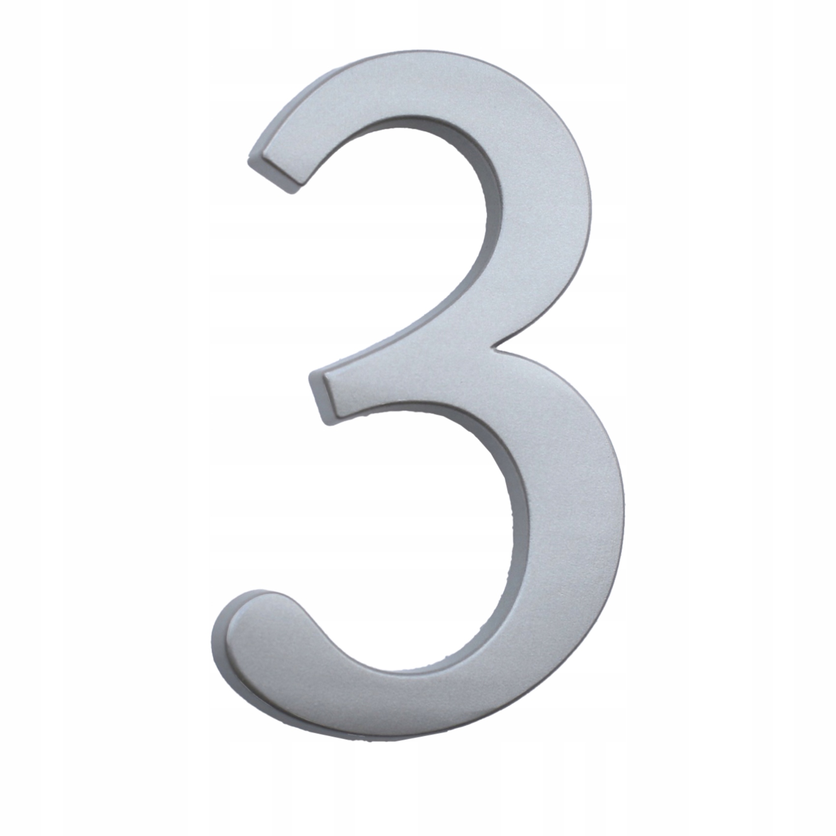 NUMER NA DOM NUMER DOMU ALUMINIUM CYFRY 19CM Wysokość produktu 19 cm