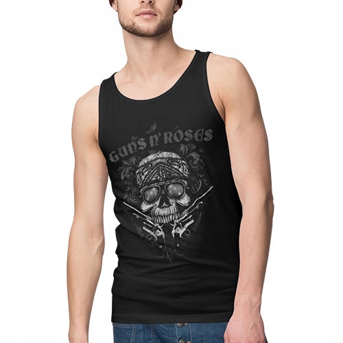 TANK TOP HORROR/ROCK GUNS N ROSES GUNS