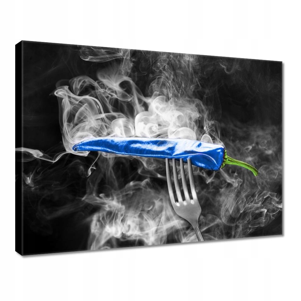 

Obrazy 40x30 Niebieska moc papryczki