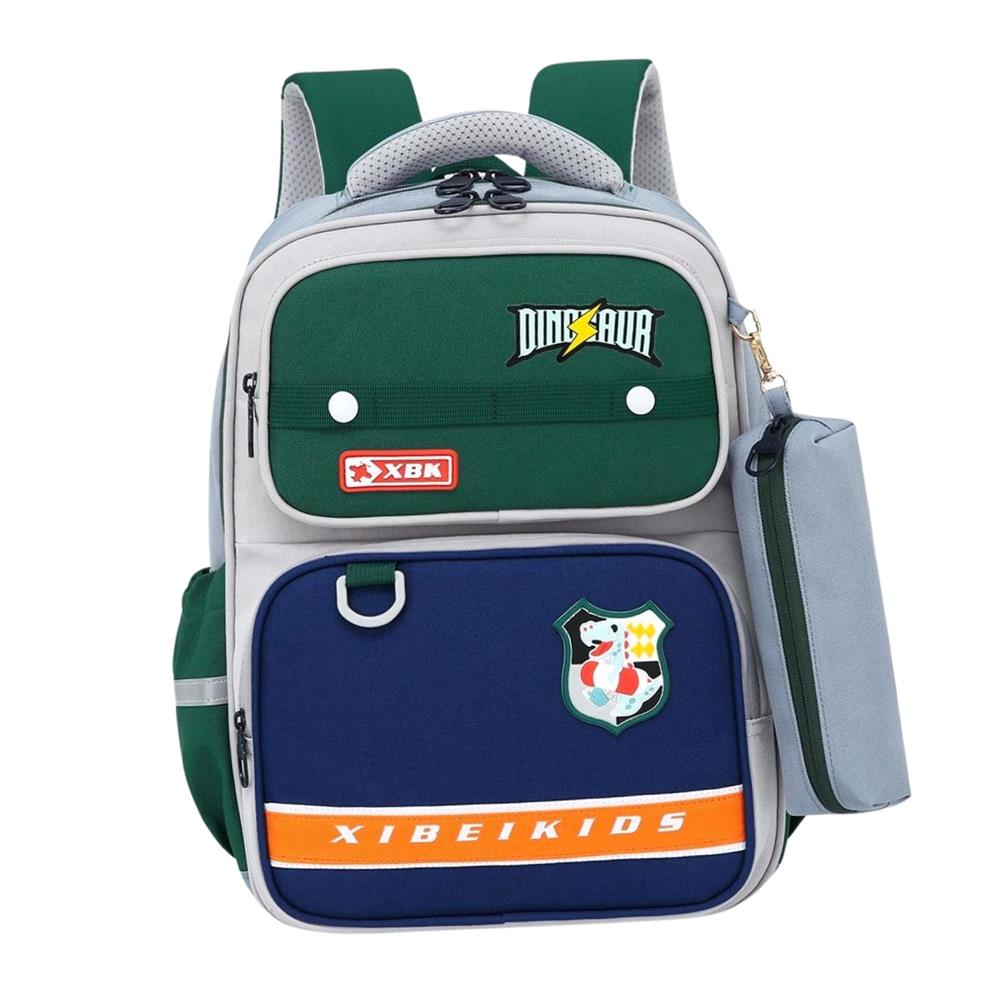 Dinosaurus Školní Batoh S Dinosaurem A Penálem Šedý 16L