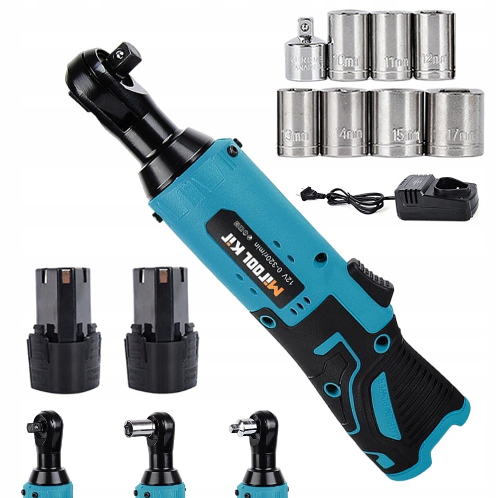 Aku Momentový Klíč Ráčnový Pro Kola 60Nm 3/8" 12V Nástavce
