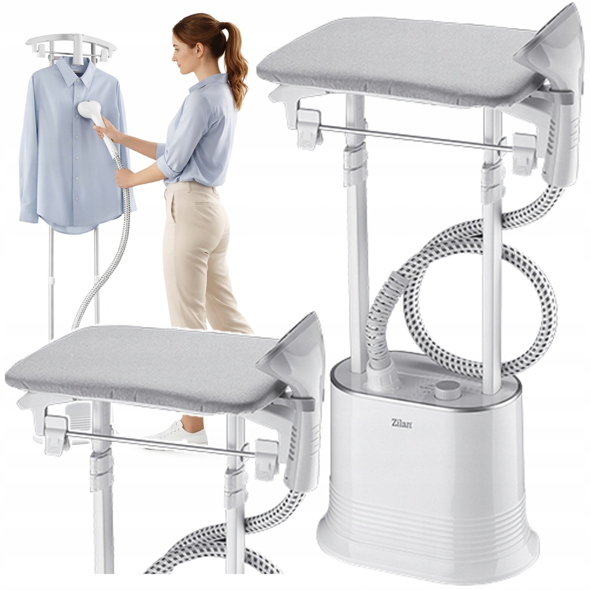 Stacja Parowa Generator Pary Steamer Żelazko 1,7L 2000W