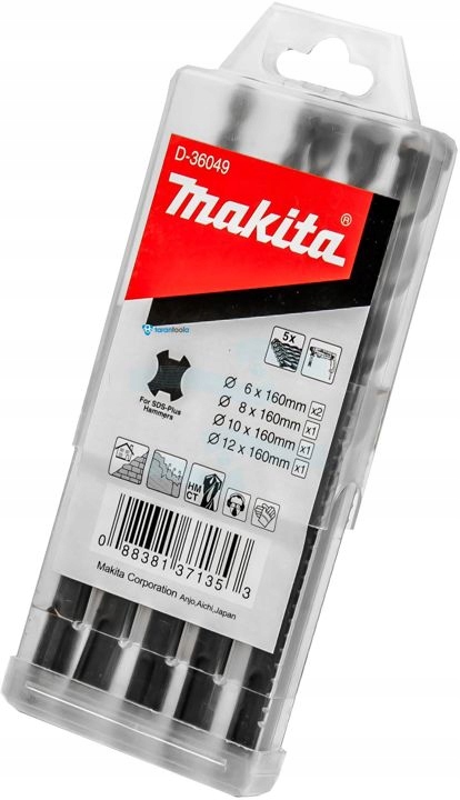 

Zestaw wierteł Sds Plus Makita D-36049