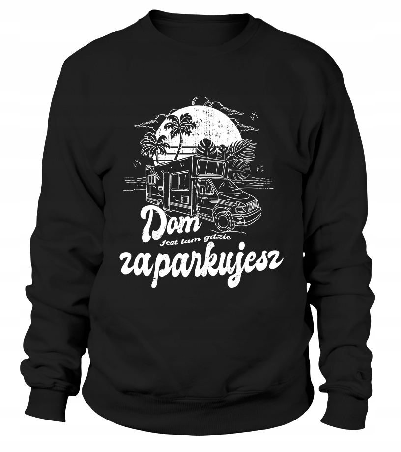 Pánská Mikina Domov Je Tam, kde Zaparkuješ Černá 3XL Pro něho Chlapa Manžela