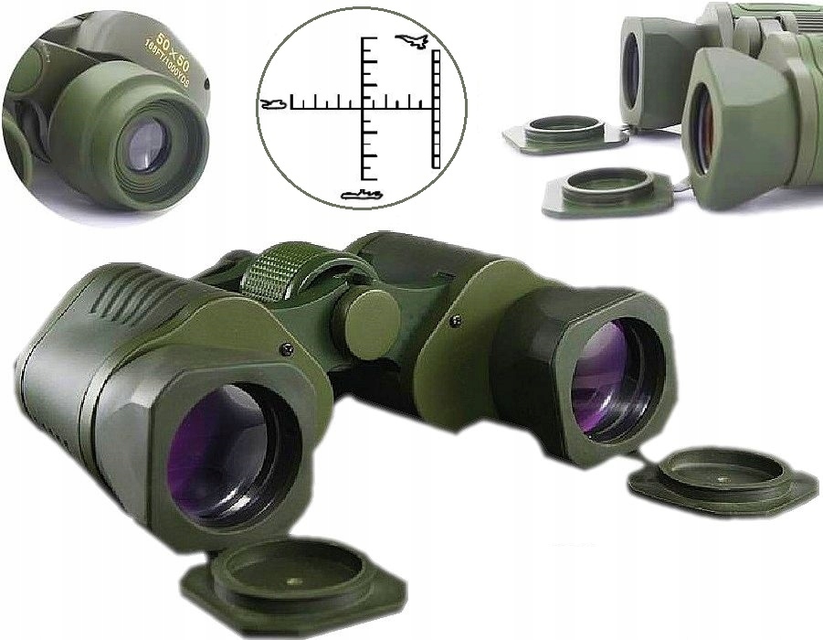 Lornetka Wojskowa Myśliwska Krzyż Pomiarowy BAK-4