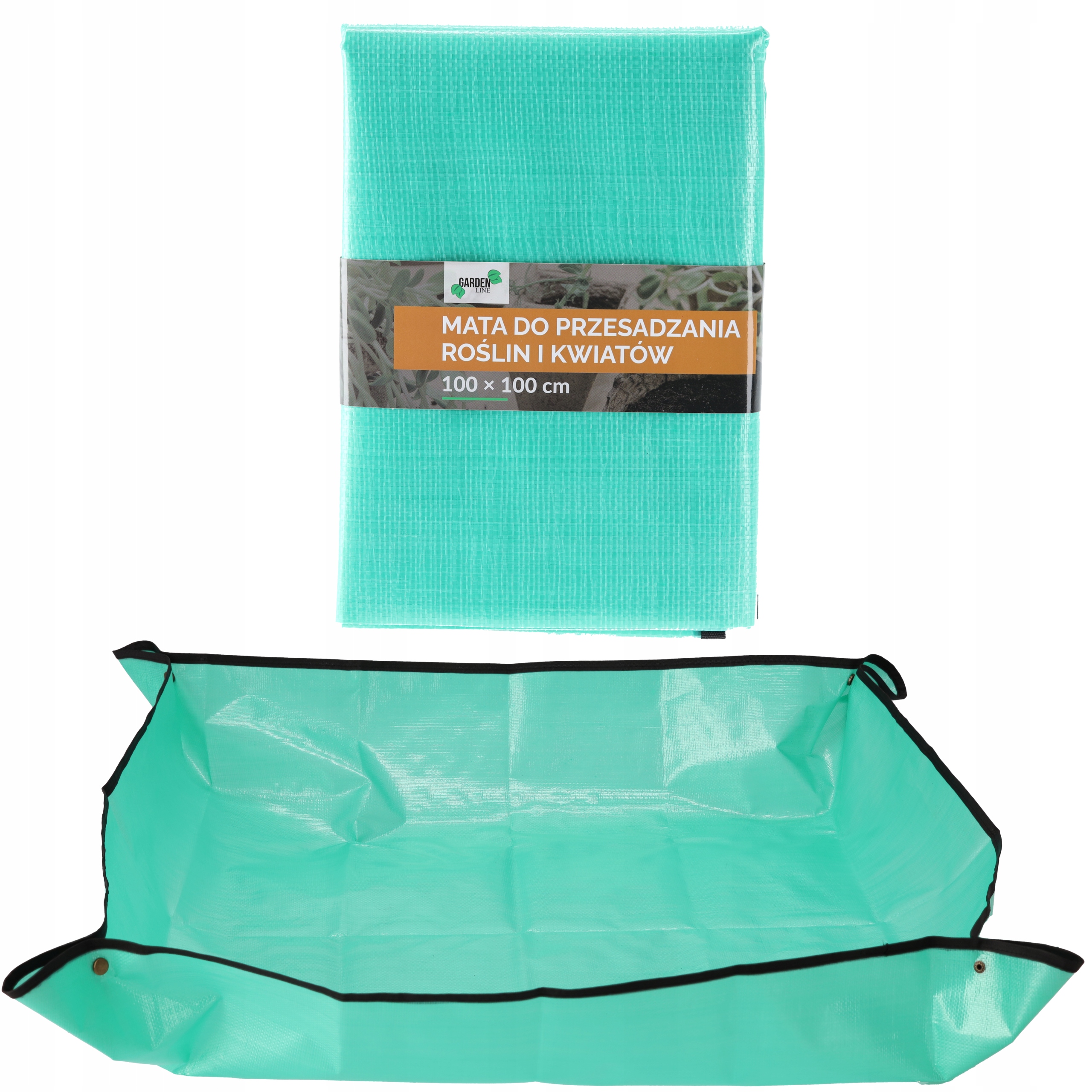 MATA DO SADZENIA PRZESADZANIA KWIATÓW ROŚLIN OGRODOWA PODKŁADKA 100 x 100cm Kod producenta EDA6537