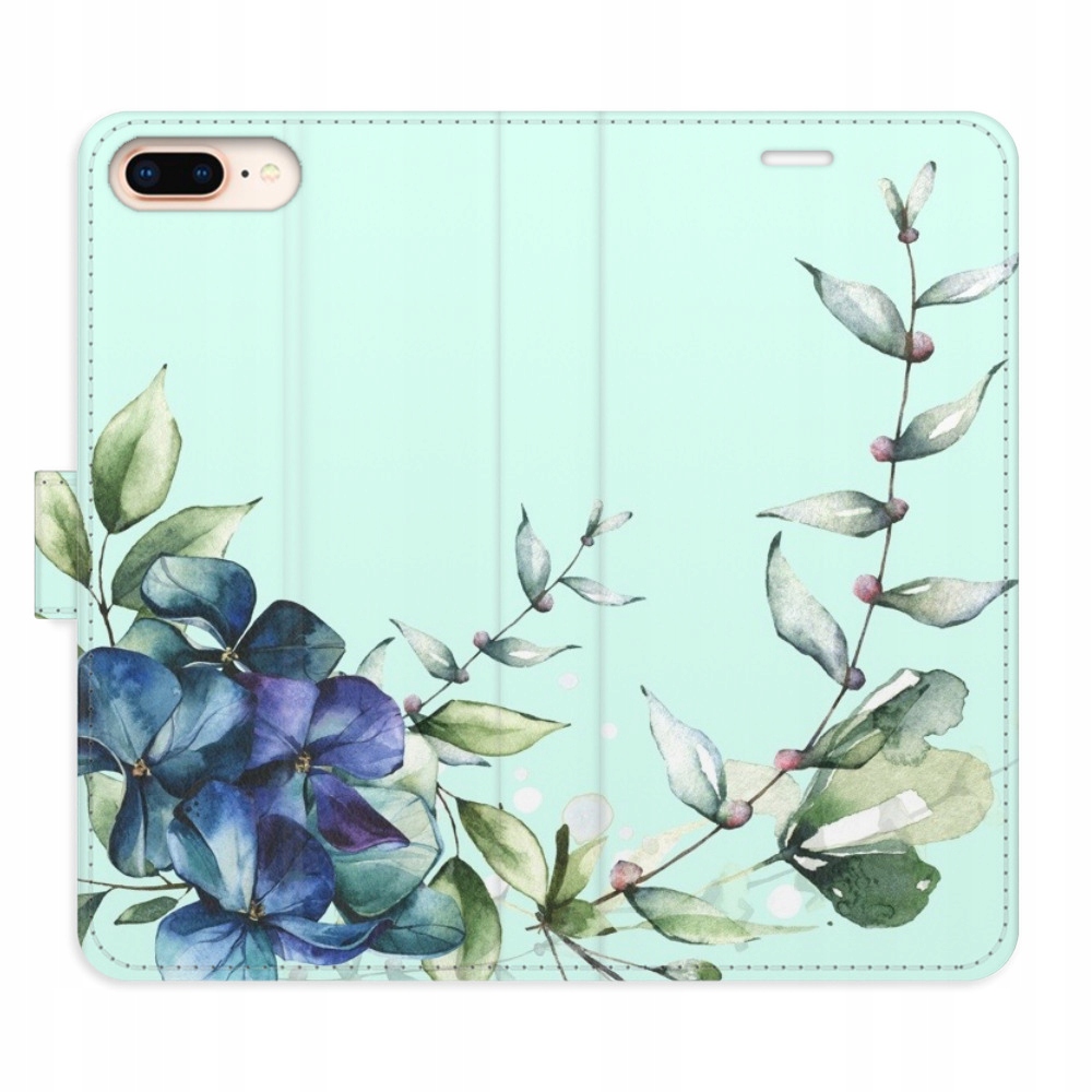Etui z klapką iSaprio Blue Flowers dla iPhone 7 Plus