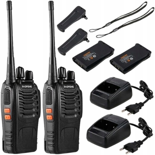 2x WALKIE TALKIE KRÓTKOFALÓWKI BAOFENG BF888S PMR