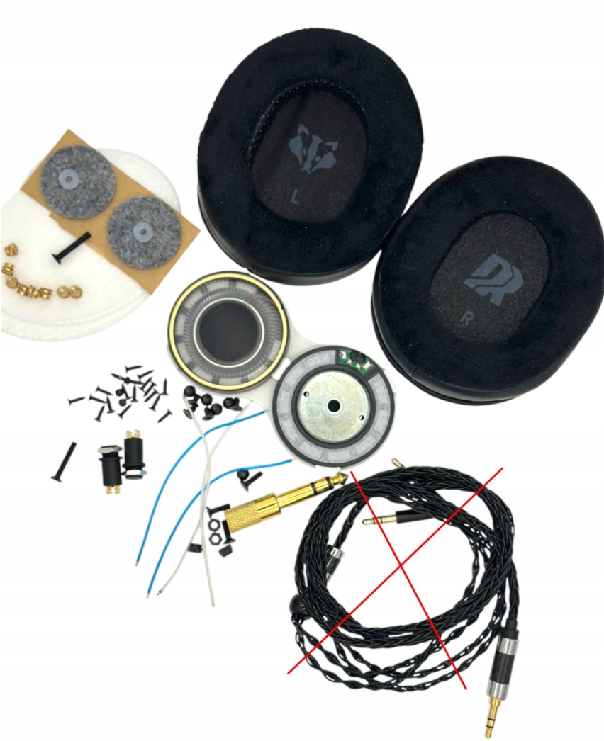 ProRock audiofilský Diy set pro sluchátka bez kabelu 3D tisk Fdm