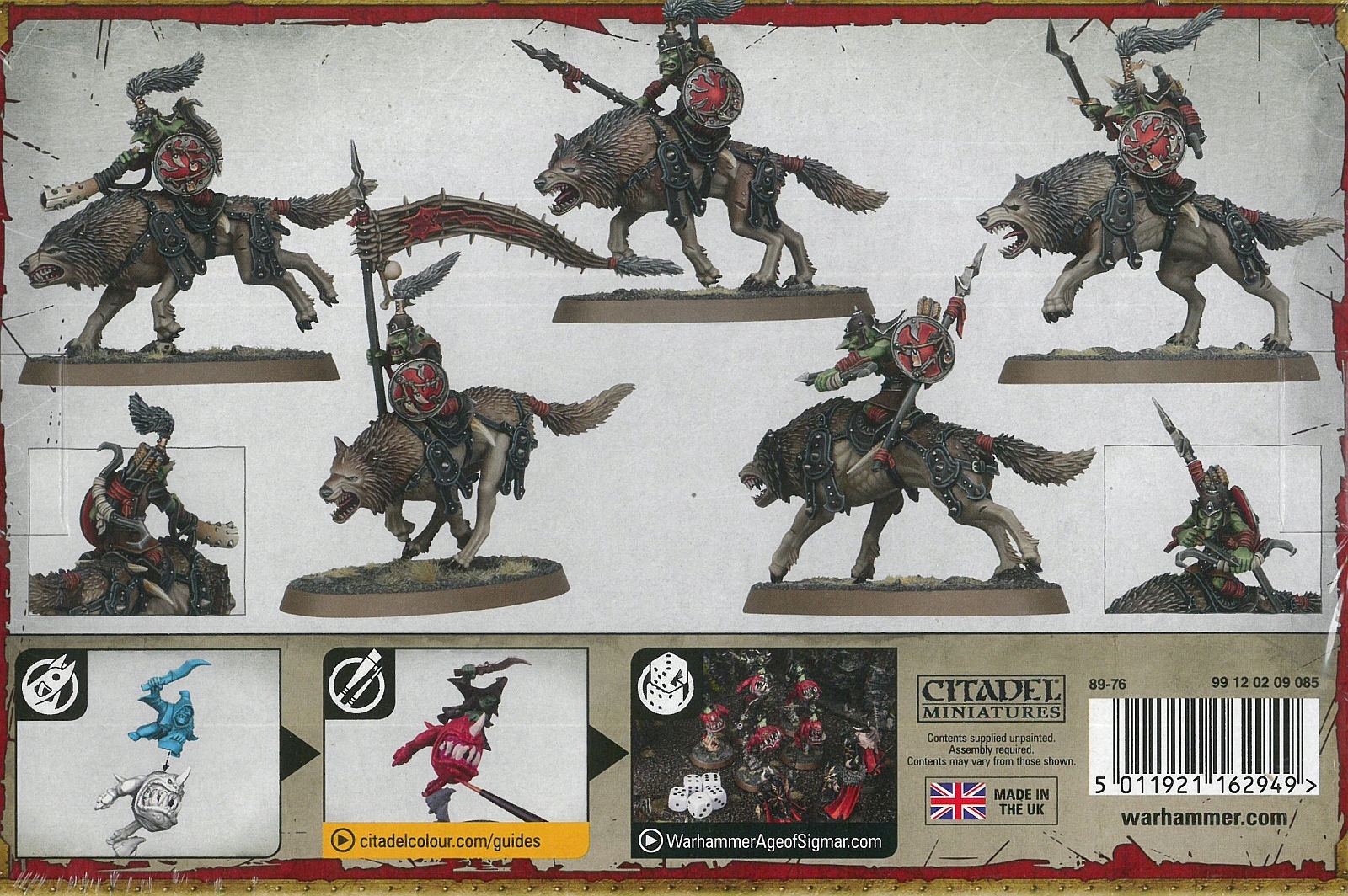 Gloomspite Gitz Snarlfang Riders / Goblin Riders System Warhammer Age of Sigmar
