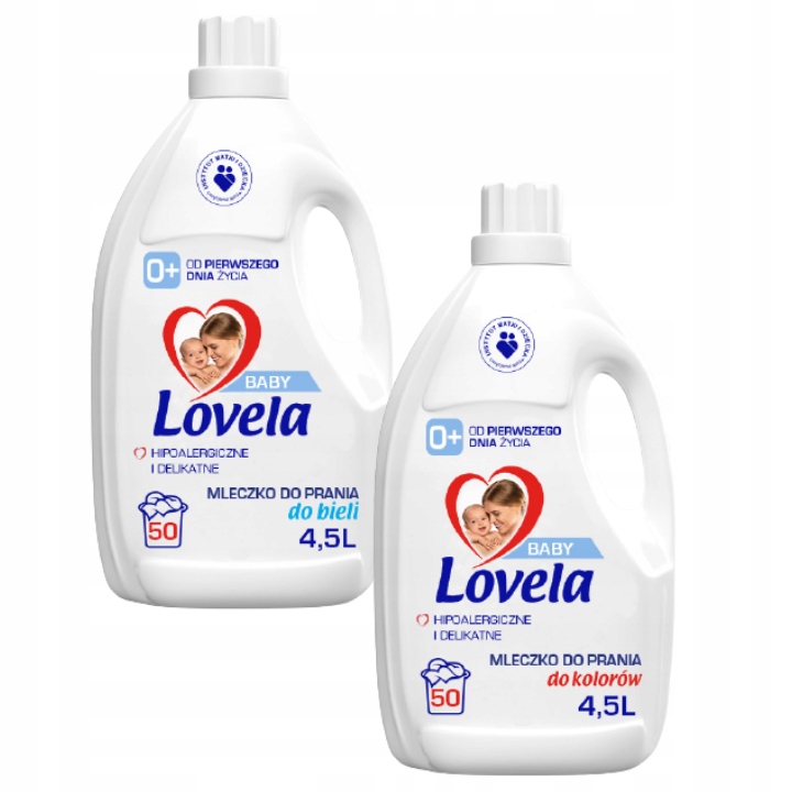 

Lovela Baby Mleczko do Prania MIX 4,5L x2 (100 pr)