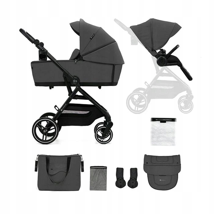 Kinderkraft Wózek Wielofunkcyjny Yoxi Przód-tył Spacerówka +gondola Do 22KG