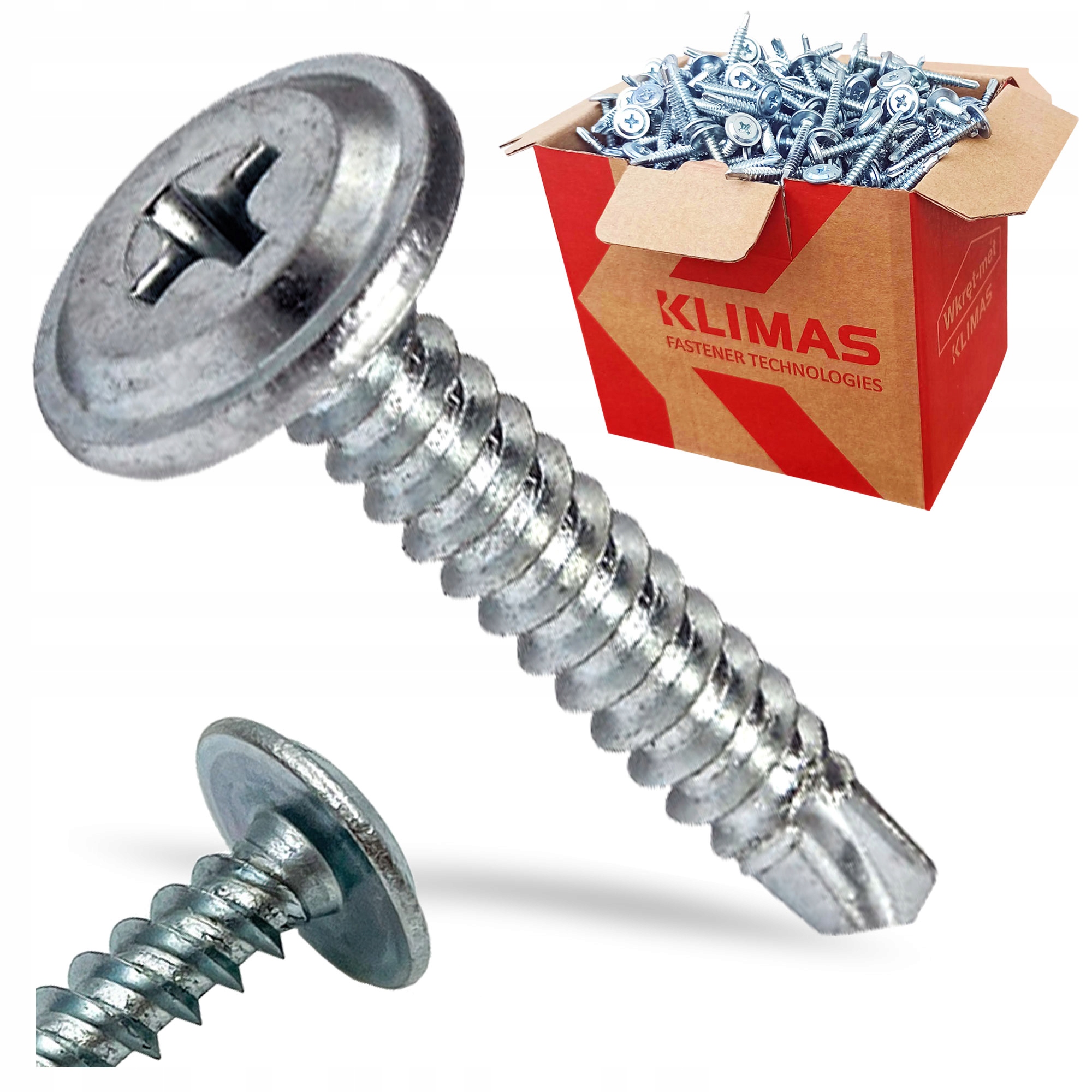 

Wkręty Podkładkowe Ocynkowane Wspc 4,2x13 mm 1000s