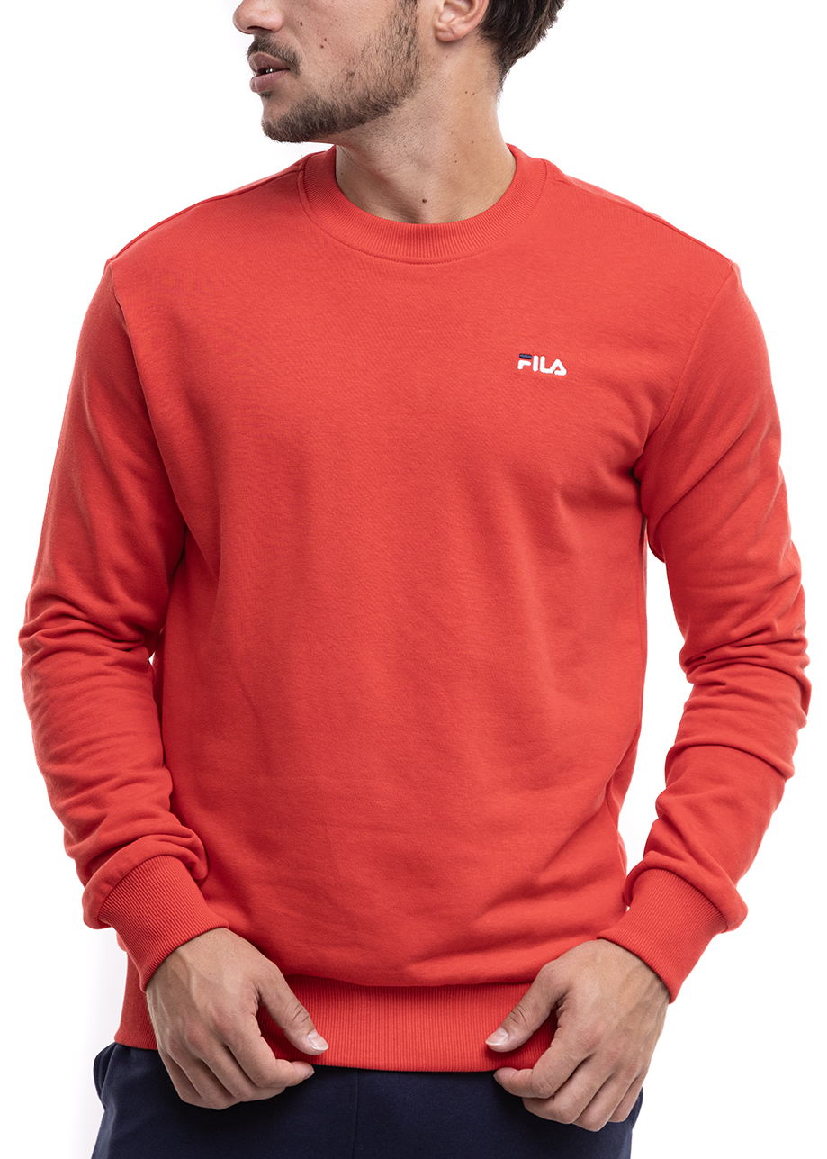 Pánská Mikina Fila Sportovní bavlněná Bez Kapuce Pohodlný svetr vel L