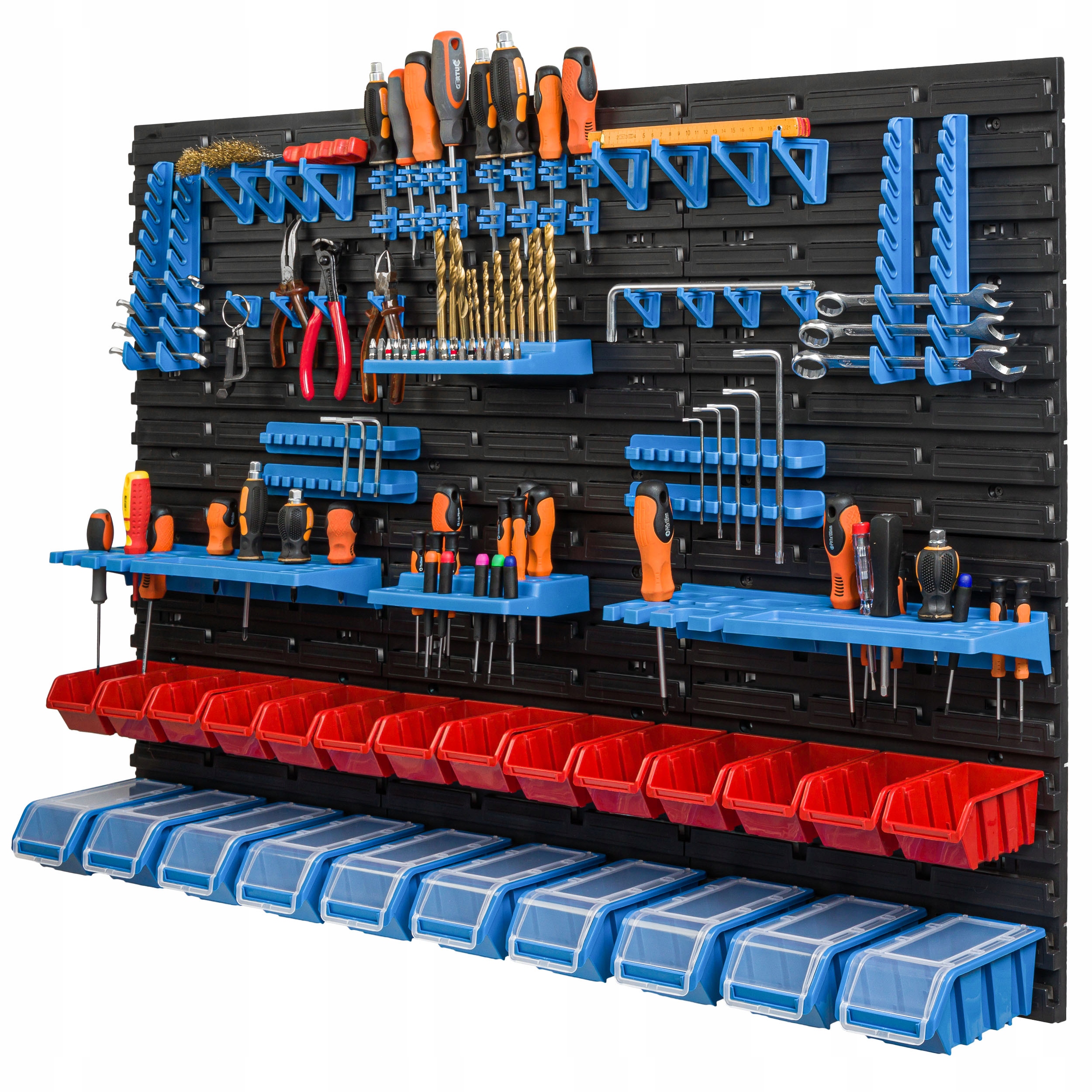 Dílenská tabule na nářadí 115x78 cm, 24 záchodů