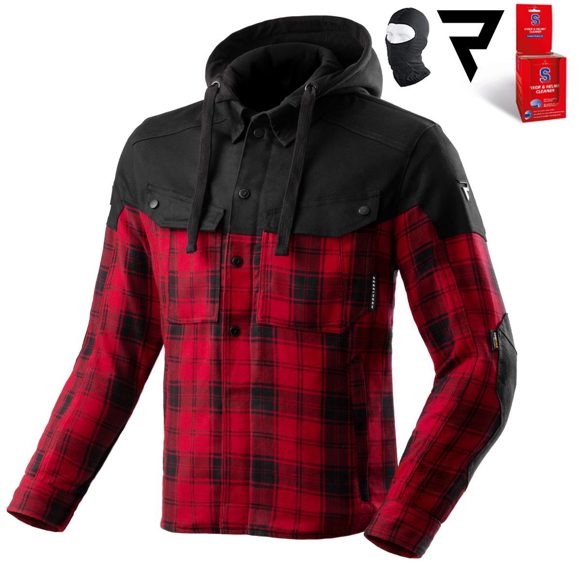 Motocyklová Bunda Rebelhorn Shifter Košeľa S Kapucňou Darčeky