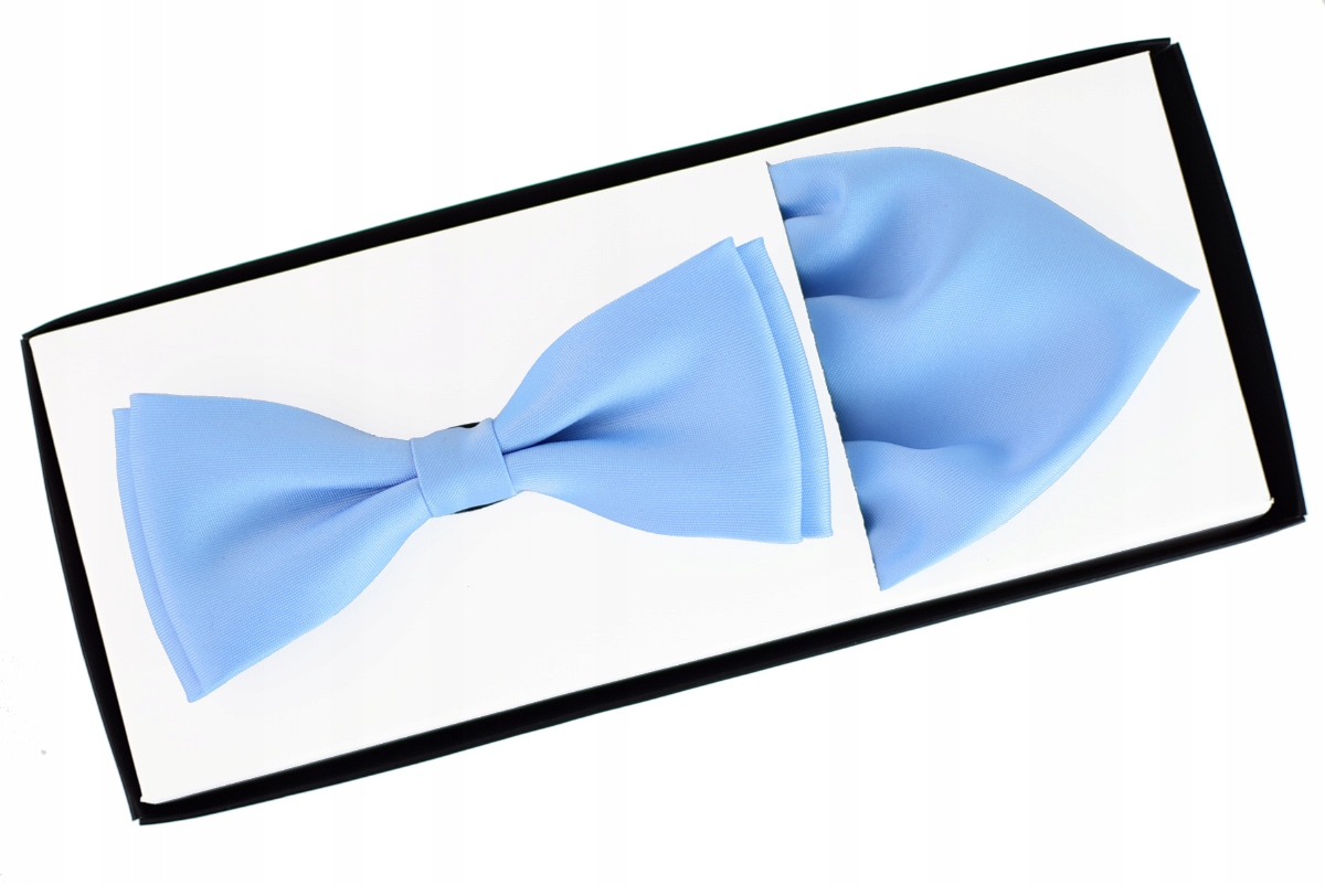 

Mucha Męska Błękitna Muszka Błękit Matowa