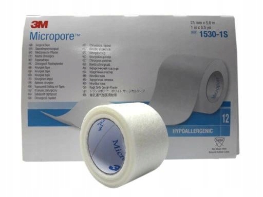 

Przylepiec włókninowy 2,5cmx5m Micropore 3M-1 szt