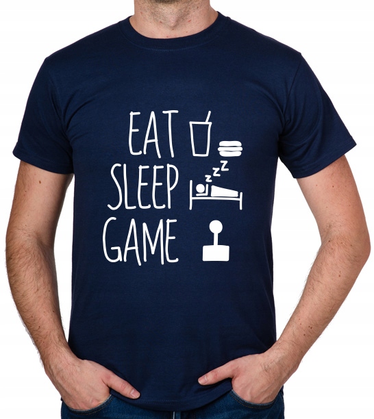 

koszulka Eat Sleep Game prezent